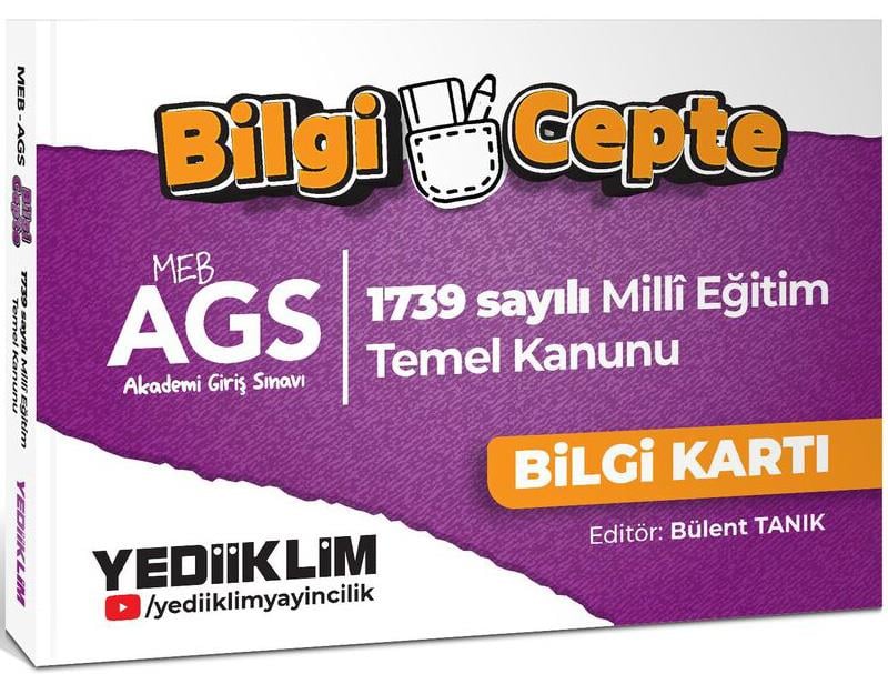 Yediiklim MEB AGS 1739 Sayılı Milli Eğitim Temel Kanunu Bilgi Kartı Soru-Cevap