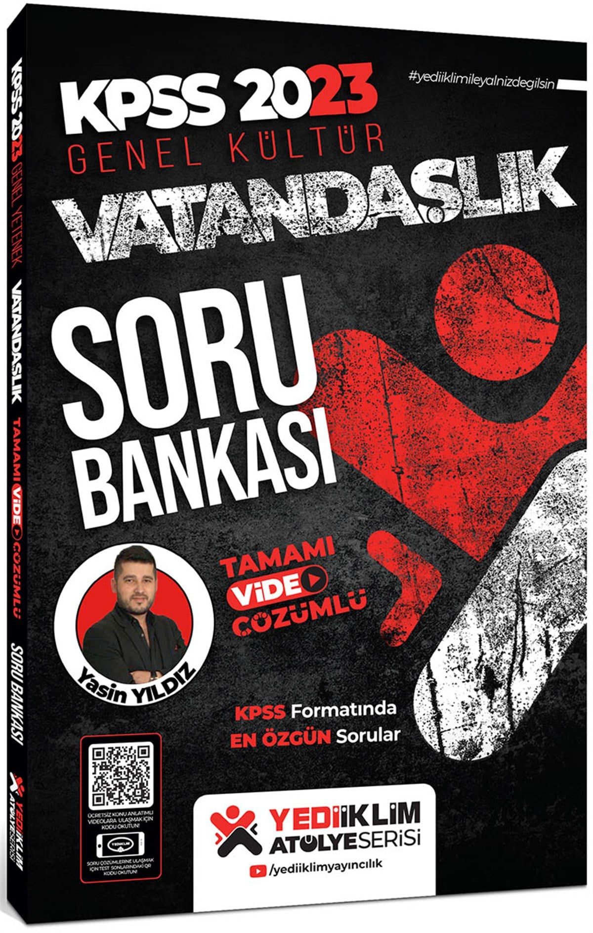 Yediiklim Yayınları 2023 KPSS Atölye Serisi Vatandaşlık Tamamı Video Çözümlü Soru Bankası