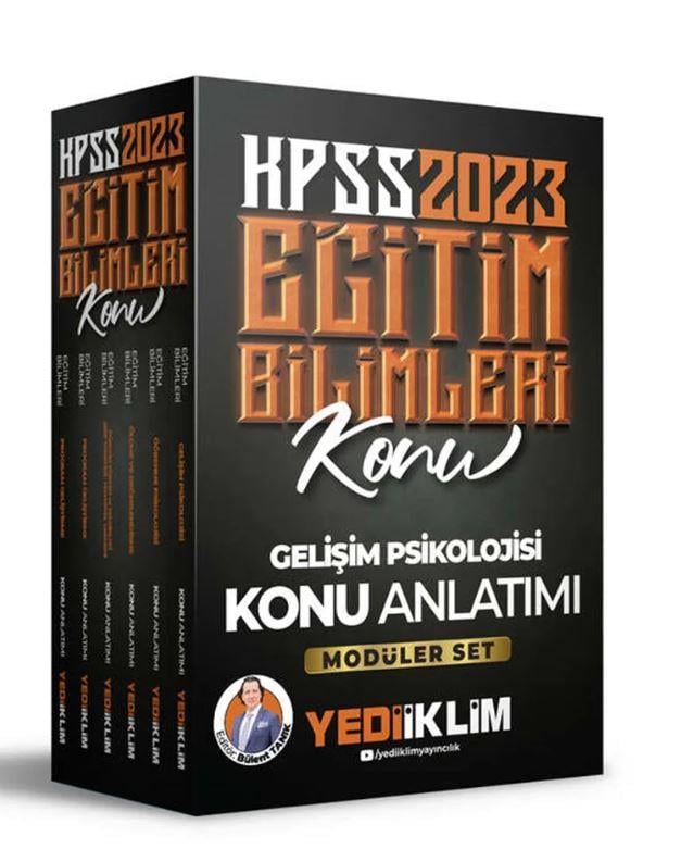 Yediiklim Yayınları 2023 KPSS Eğitim Bilimleri Konu Anlatımlı Modüler Set