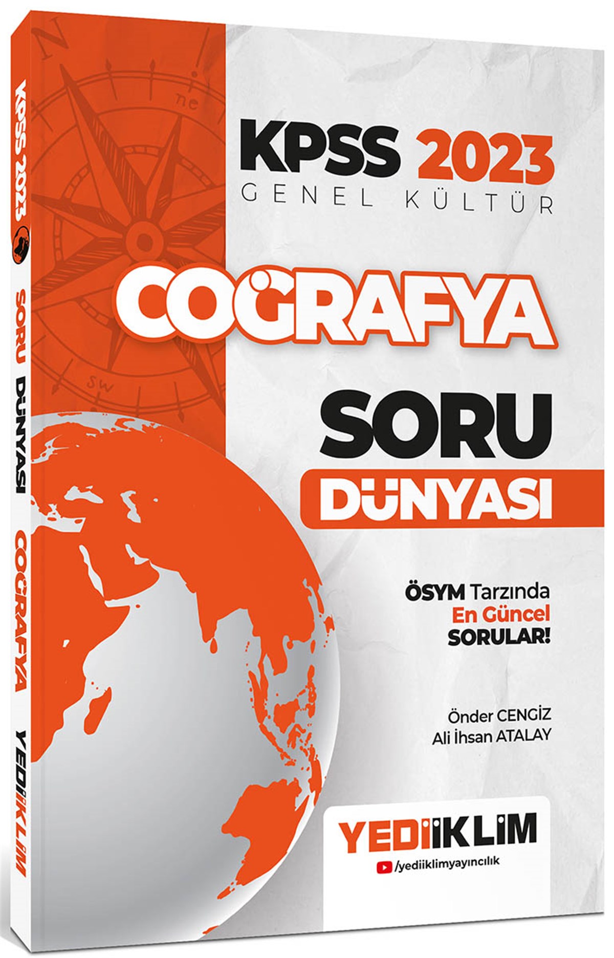 Yediiklim Yayınları 2023 KPSS Genel Kültür Coğrafya Soru Dünyası 