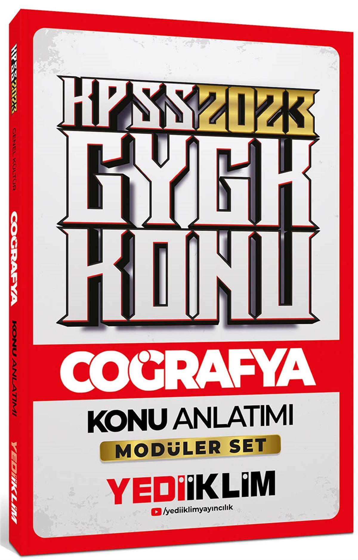 Yediiklim Yayınları 2023 KPSS Genel Kültür Coğrafya Konu Anlatımı Modüler Set İçerisindeki