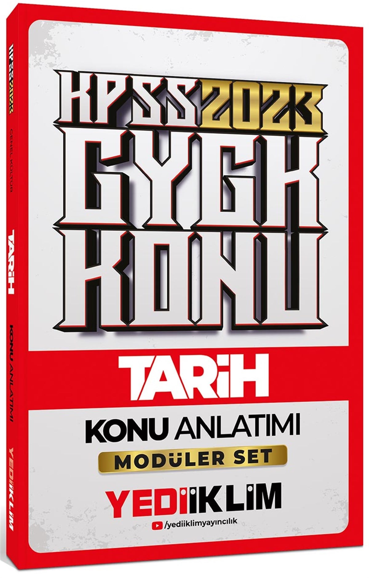 Yediiklim Yayınları 2023 KPSS Genel Kültür Tarih Konu Anlatımı Modüler Set İçerisindeki