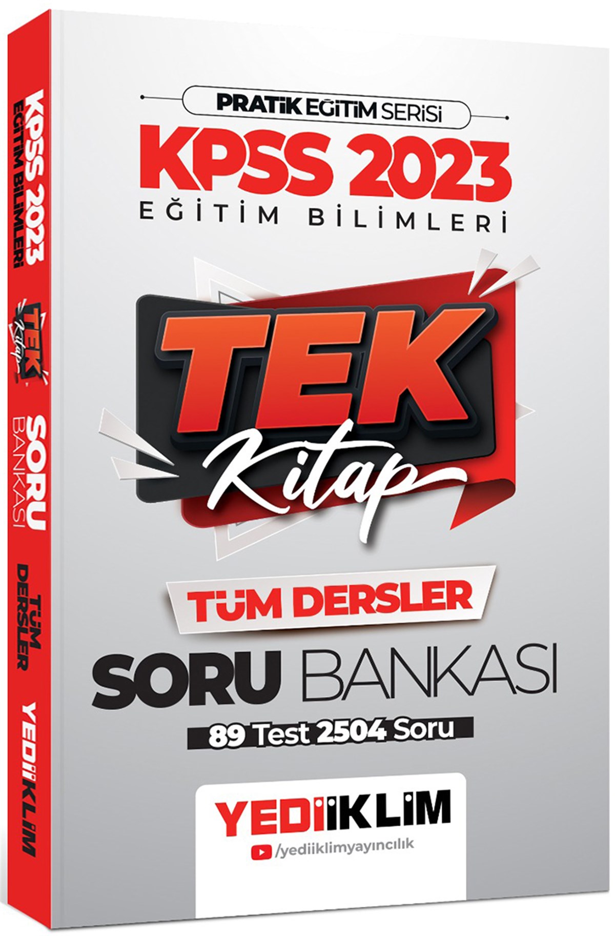 Yediiklim Yayınları 2023 KPSS Pratik Eğitim Serisi Eğitim Bilimleri Tek Kitap Soru Bankası