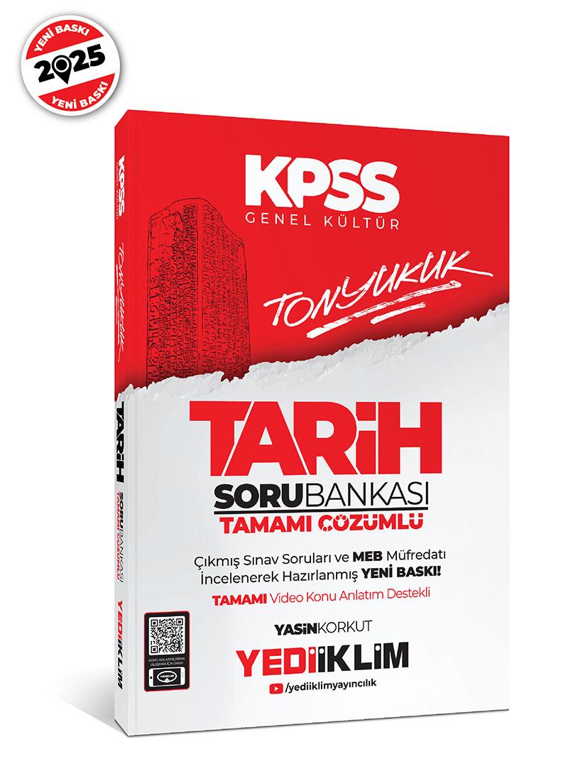 Yediiklim Yayınları 2025 Kpss Tonyukuk Tarih Tamamı Çözümlü Soru Bankası