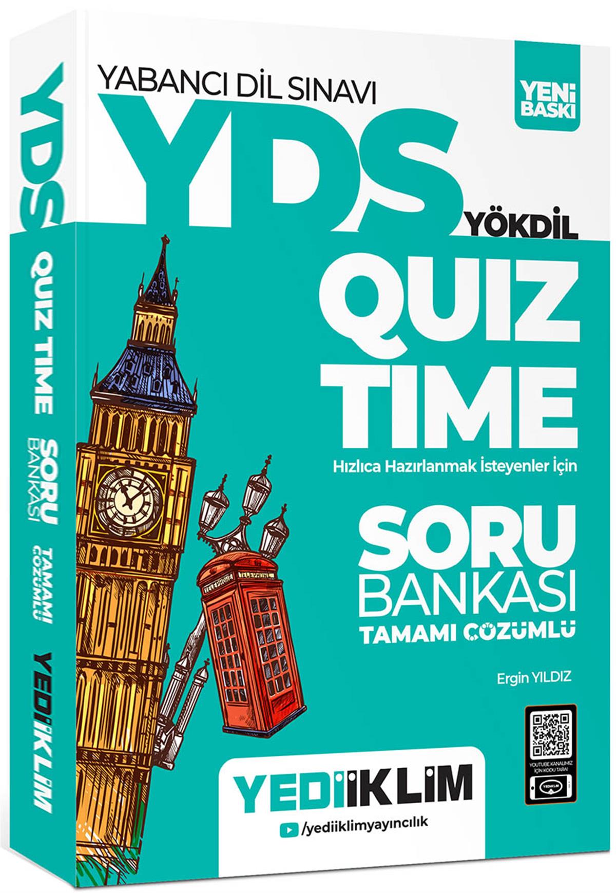 Yediiklim Yayınları YDSYÖKDİL Quiz Time Tamamı Çözümlü Soru Bankası