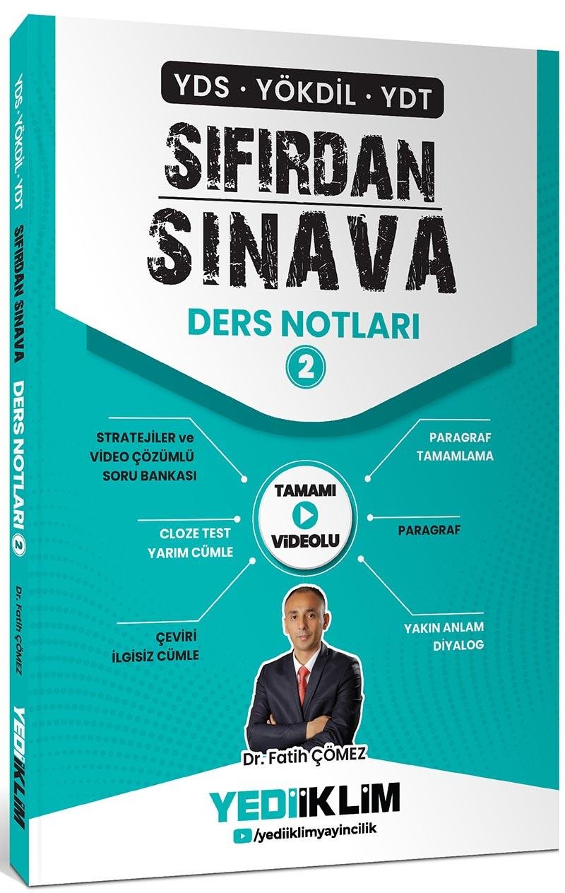 Yediiklim YDS YÖKDİL YDT Sıfırdan Sınava Tamamı Videolu Ders Notları 2. Kita