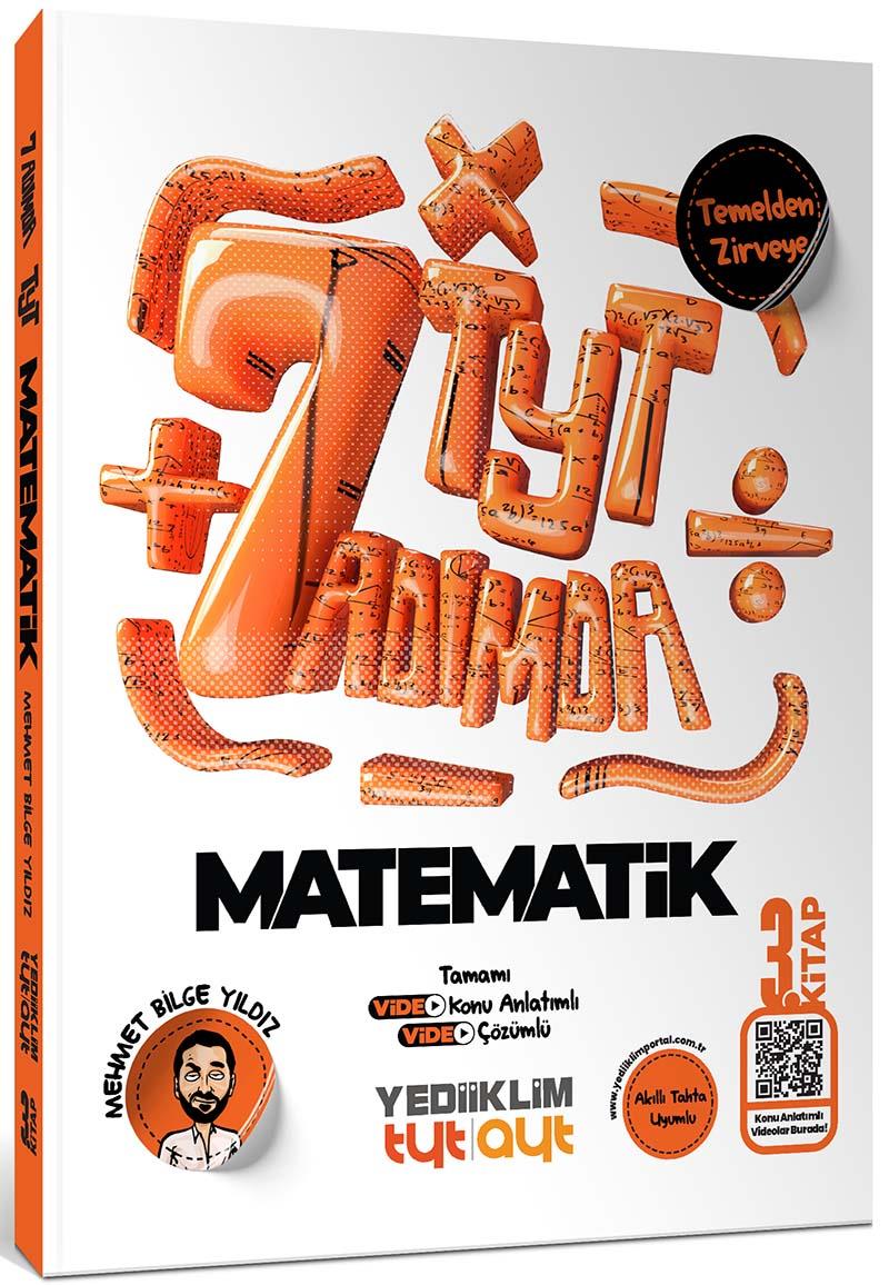 Yediiklim Yedi Adımda Temelden Zirveye TYT Matematik Tamamı Video Konu Anlatımlı ve Tamamı Video Çözümlü Soru Bankası 3.Kitap