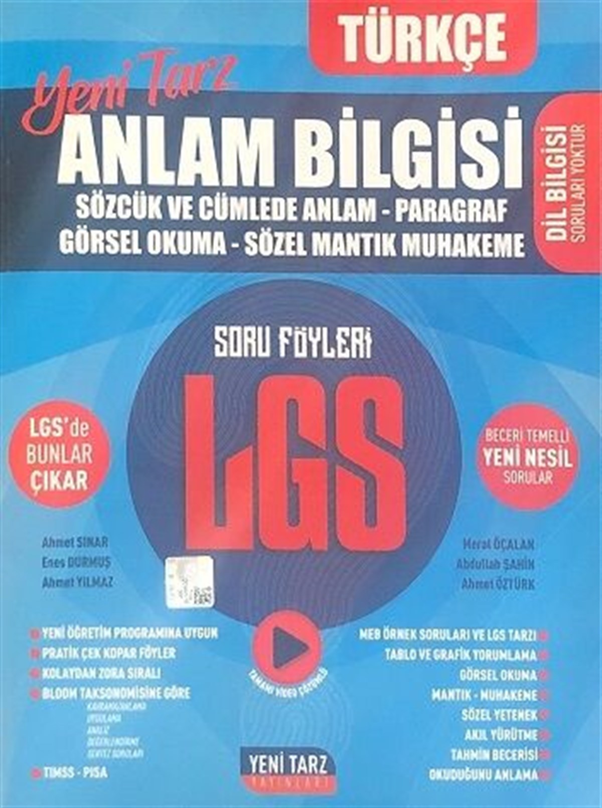 Yeni Tarz 8. Sınıf LGS Anlam Bilgisi Soru Föyleri