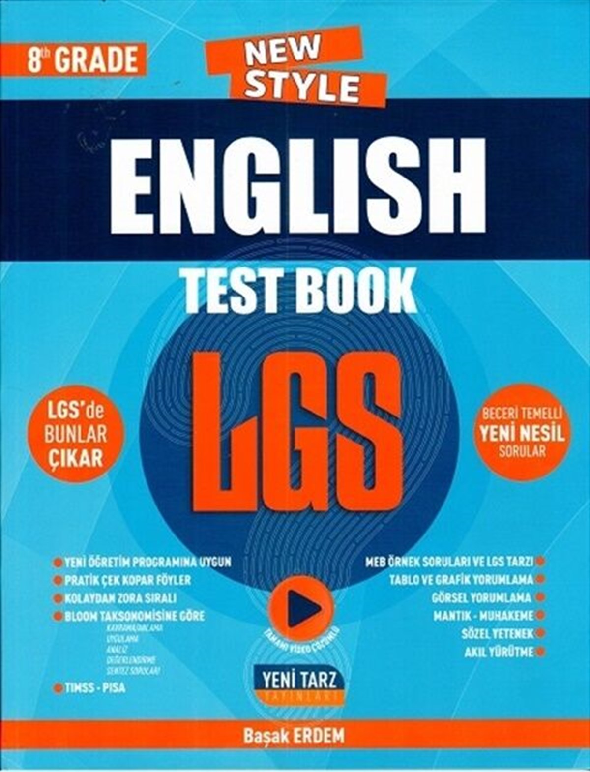 Yeni Tarz 8. Sınıf LGS English Test Book