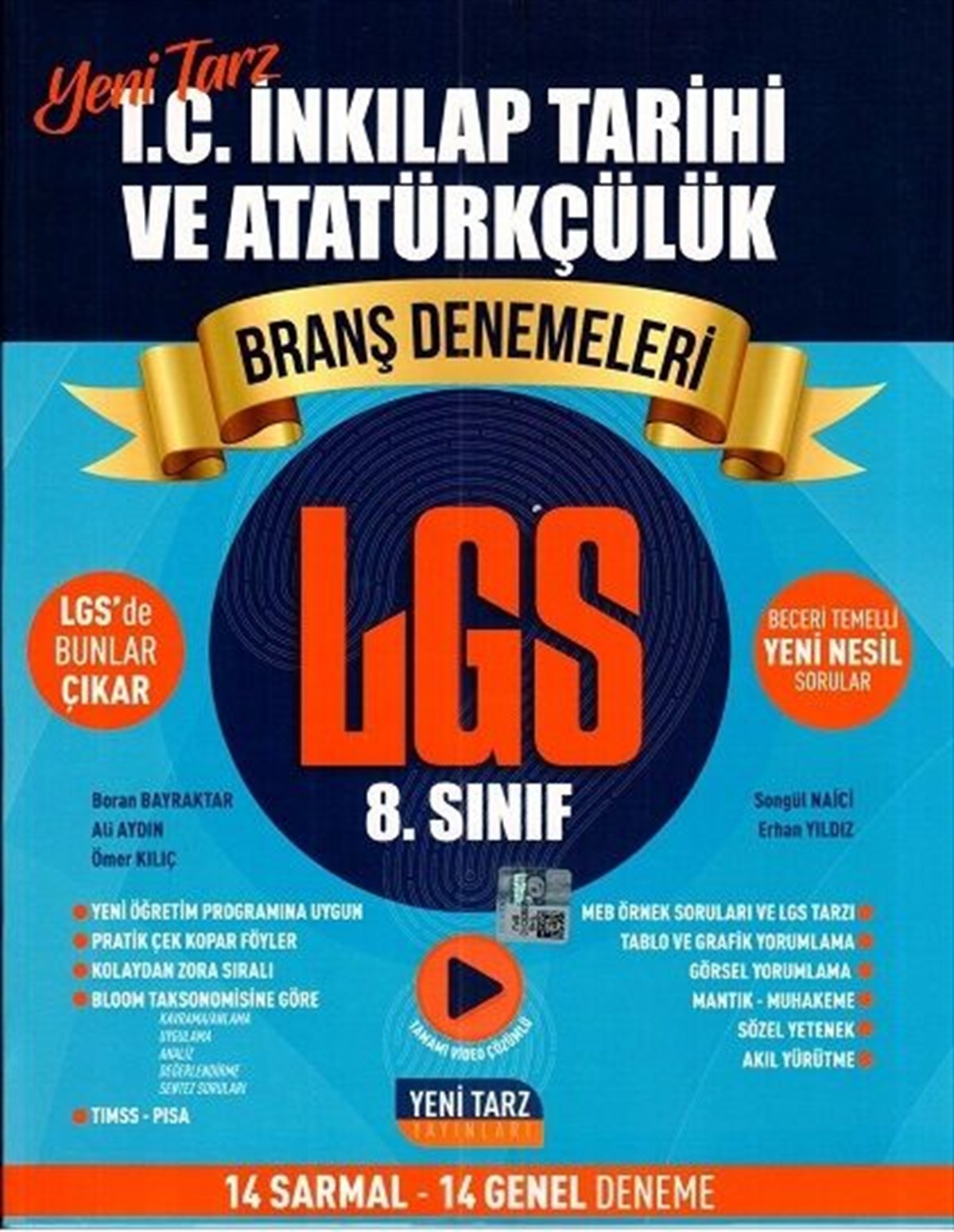 Yeni Tarz Yayınları 8. Sınıf T. C. İnkılap Tarihi ve Atatürkçülük Branş Denemeleri