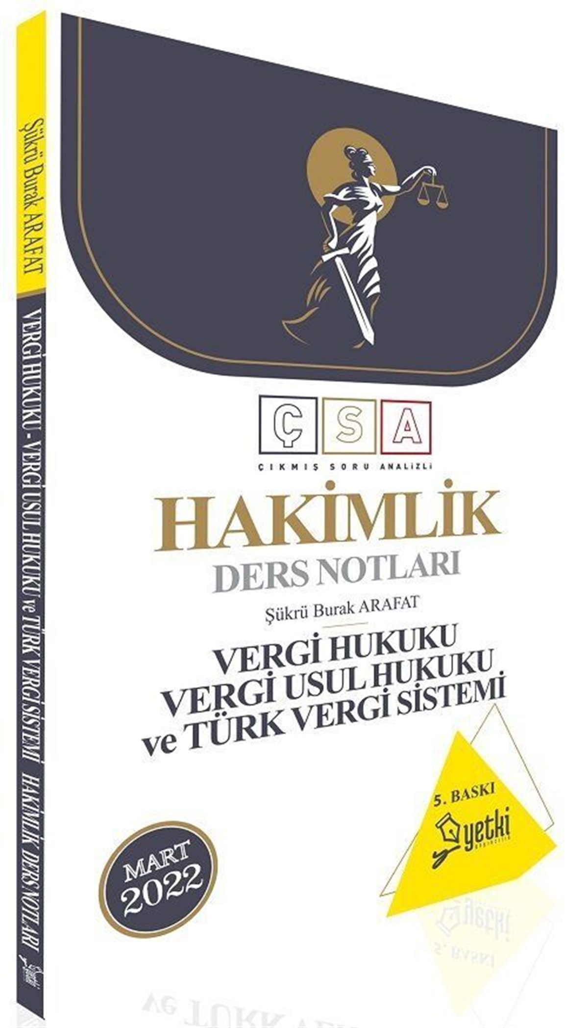 Yetki Yayınları 2026 Hakimlik Vergi Hukuku Vergi Usul Hukuku Türk Vergi Sistemi Ders Notları