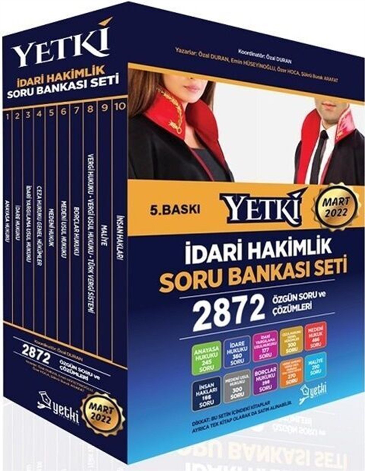 Yetki Yayınları İdari Hakimlik Soru Bankası Seti