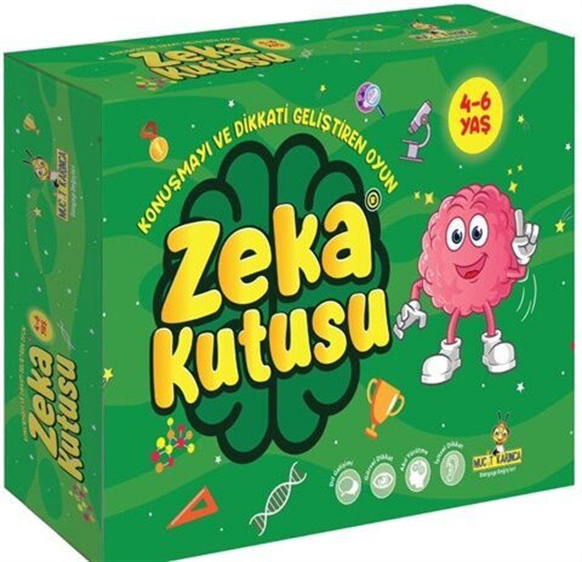 Yükselen Zeka Yayınları Zeka Kutusu Konuşmayı ve Dikkati Geliştiren Oyuncak (4-6 Yaş)