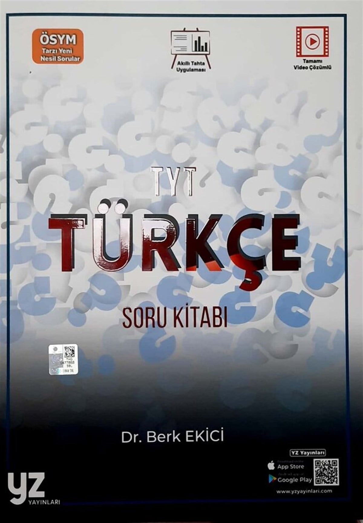 YZ Yayınları TYT Türkçe Soru Kitabı