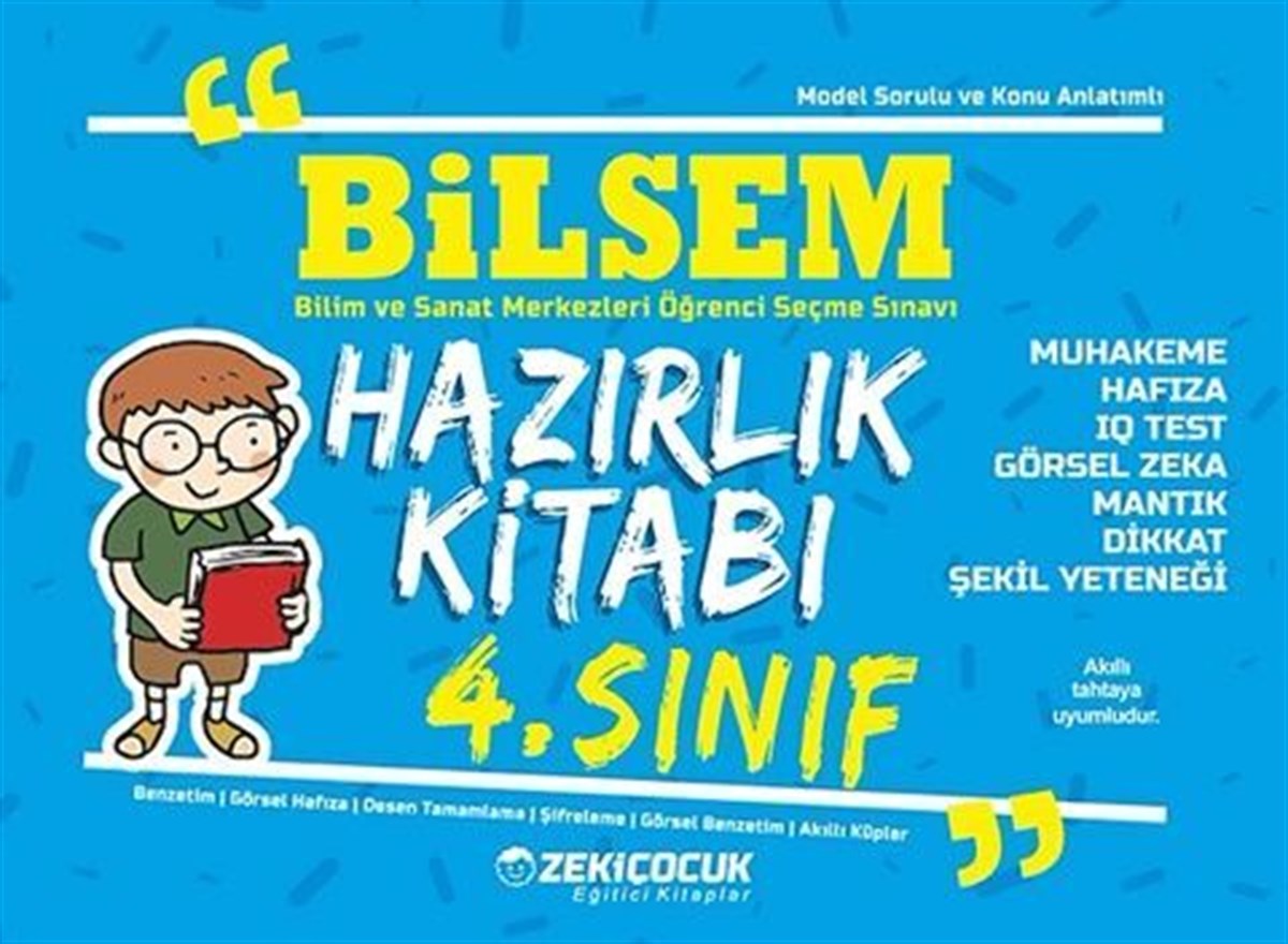 Zeki Çocuk 4. Sınıf Bilsem Hazırlık Kitabı
