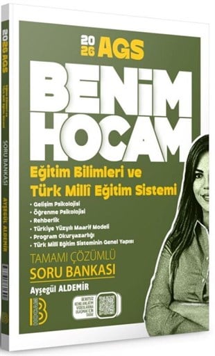 Benim Hocam 2026 MEB AGS Eğitim Bilimleri Gelişim ve Öğrenme Psikolojisi Soru Bankası