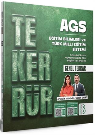 Benim Hocam Yayınları KPSS AGS Eğitim Bilimleri ve Türk Milli Eğitim Sistemi Tekerrür Genel Tekrar