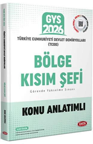 Data 2026 TCDD GYS Bölge Kısım Şefi Konu Anlatımlı