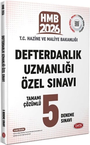 Data Yayınları 2026 GYS Defterdarlık Uzmanlığı Çözümlü 5 Deneme