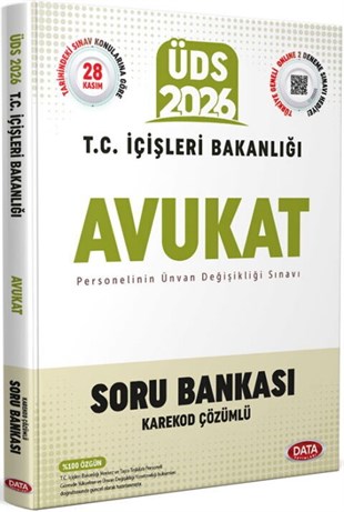 Data Yayınları 2026 ÜDS T.C. İçişleri Bakanlığı Avukat Soru Bankası