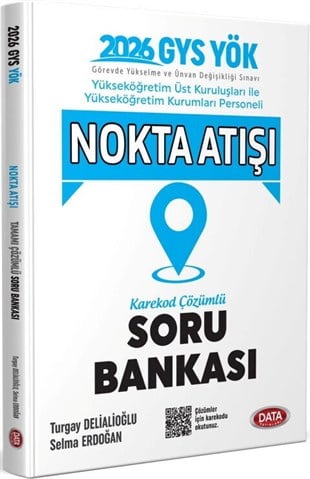 Data Yayınları 2026 YÖK GYS Nokta Atışı Soru Bankası
