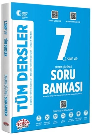 Data Yayınları 7. Sınıf Tüm Dersler Soru Bankası