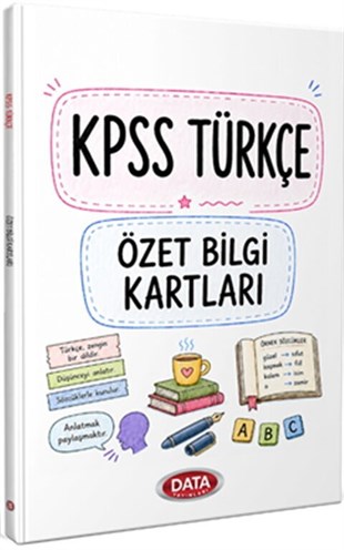 Data Yayınları KPSS Türkçe Özet Bilgi Kartları