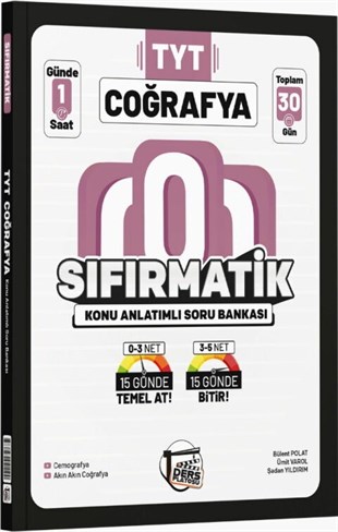 Ders Platosu TYT Coğrafya Sıfırmatik Konu Anlatımlı Soru Bankası