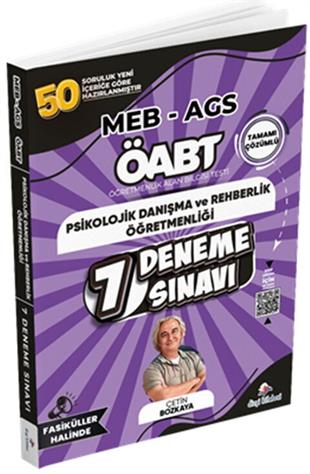 Dizgi Kitap 2025 MEB AGS ÖABT Psikolojik Danışma ve Rehberlik Öğretmenliği Tamamı PDF Çözümlü 7 Deneme