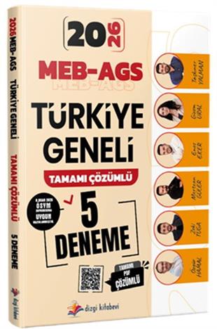 Dizgi Kitap 2026 MEB AGS Türkiye Geneli Tamamı PDF Çözümlü 5 Deneme