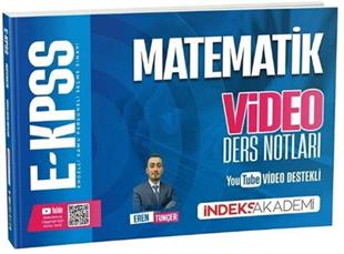 İndeks Akademi 2026 EKPSS Matematik Video Ders Notları