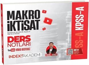İndeks Akademi 2026 KPSS A Grubu Makro İktisat Video Ders Notları