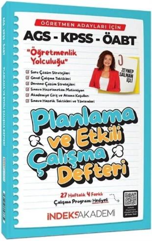 İndeks Akademi 2026 MEB AGS ÖABT Öğretmenlik Yolculuğu Planlama ve Etkili Çalışma Defteri
