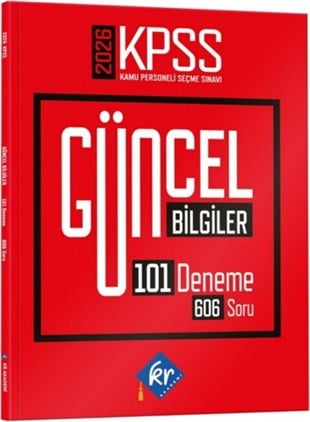 KR Akademi 2026 KPSS Güncel Bilgiler 101 Deneme 606 Soru
