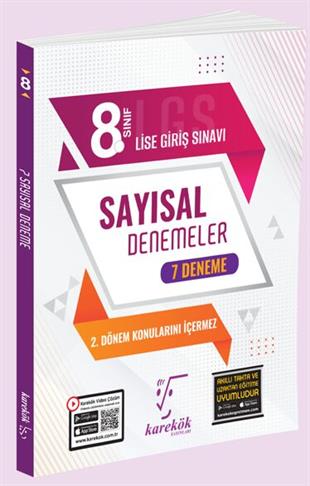 Karekök Yayınları 8. Sınıf LGS Sayısal 7 li Deneme