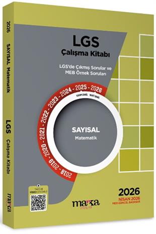 Marka Yayınları 2026 LGS Sayısal Matematik Çıkmış Sorular