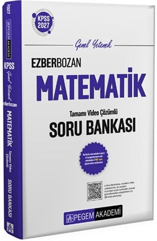 Pegem Yayınları 2027 KPSS Genel Yetenek Ezberbozan Matematik Soru Bankası