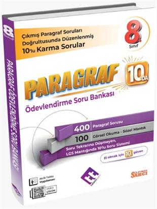 Talentteam Yayınları 8. Sınıf LGS Paragraf Ödevlendirme Soru Bankası