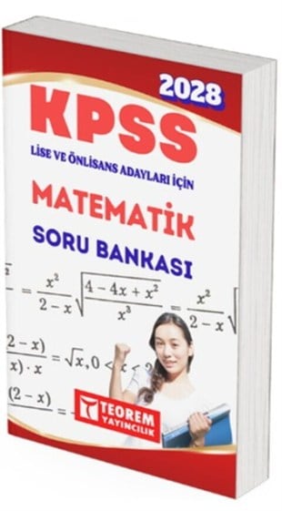 Teorem Yayınları 2028 KPSS Lise Önlisans Matematik Soru Bankası