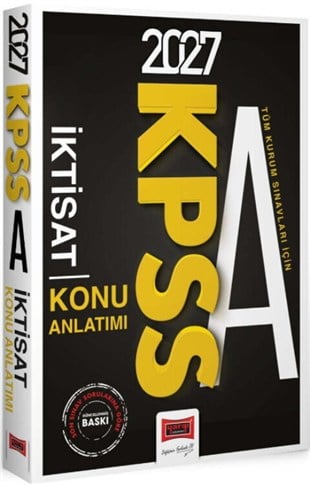 Yargı Yayınları 2027 KPSS A Grubu Tüm Kurum Sınavları İçin İktisat Konu Anlatımı