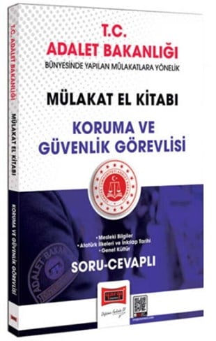 Yargı Yayınları T.C. Adalet Bakanlığı Koruma ve Güvenlik Görevlisi Mülakat El Kitabı Soru-Cevaplı