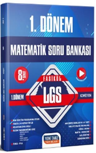 Yeni Tarz Yayınları 8. Sınıf LGS Matematik 1. Dönem Soru Bankası Özel Baskı
