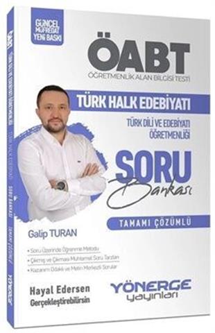 Yönerge 2023 ÖABT Türk Dili ve Edebiyatı Öğretmenliği Türk Halk Edebiyatı Soru Bankası