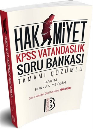 Benim Hocam Yayınları KPSS Vatandaşlık Hakimiyet Tamamı Çözümlü Soru Bankası
