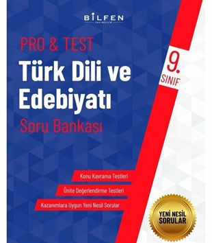 Bilfen Yayınları 9. Sınıf Türk Dili ve Edebiyat Protest Soru Bankası