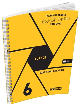 Hız Yayınları 6. Sınıf Türkçe Etkinlik Defteri