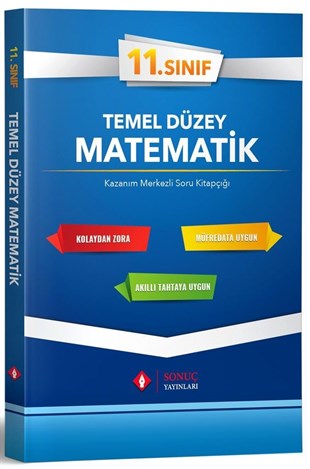 Sonuç Yayınları 11. Sınıf Temel Düzey Matematik Tek Kitap