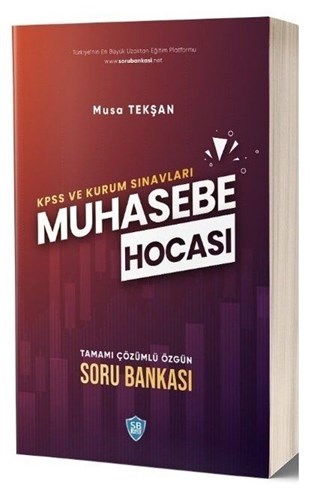 Soru Bankası Net Yayınları KPSS A Grubu ve Kurum Sınavları Muhasebe Hocası Soru Bankası Çözümlü
