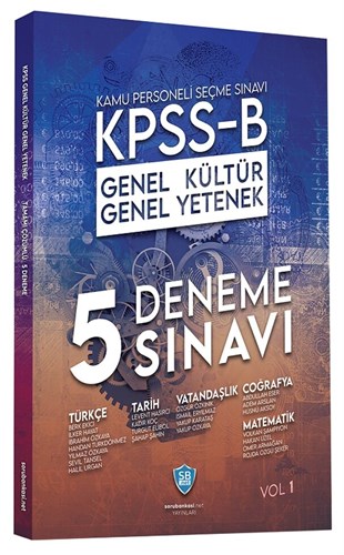 Soru Bankası Net Yayınları KPSS B Genel Kültür Genel Yetenek 5 Deneme Çözümlü