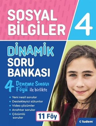 Tudem Yayınları 4. Sınıf Sosyal Bilgiler Dinamik Soru Bankası